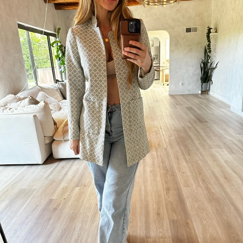 H&M Patterned Blazer - Picture 3 of 5